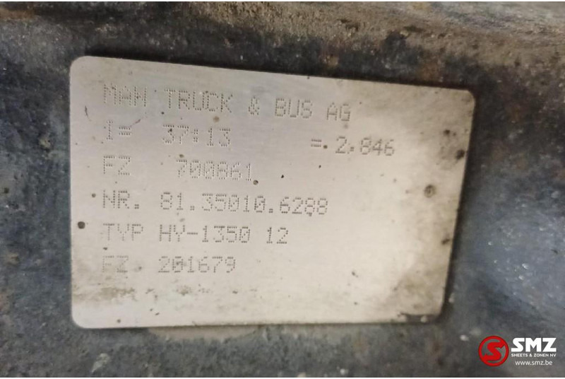 MAN Occ differentiëel HY-1350 12 MAN 2,846 - הילוך דיפרנציאלי עבור משאית: תמונה 5 MAN Occ differentiëel HY-1350 12 MAN 2,846 - הילוך דיפרנציאלי עבור משאית: תמונה 5