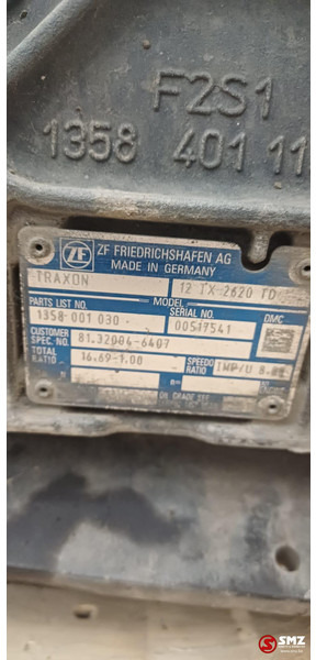 MAN Occ versnellingsbak 12TX2620TD MAN - תיבת הילוכים עבור משאית: תמונה 5 MAN Occ versnellingsbak 12TX2620TD MAN - תיבת הילוכים עבור משאית: תמונה 5