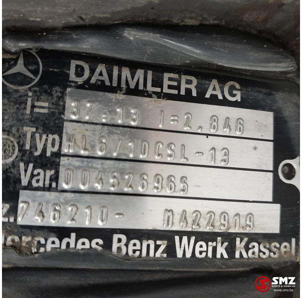 Mercedes-Benz Occ differentiëel HL6/1DCSL-13 i=2,846 Mercedes - הילוך דיפרנציאלי עבור משאית: תמונה 5 Mercedes-Benz Occ differentiëel HL6/1DCSL-13 i=2,846 Mercedes - הילוך דיפרנציאלי עבור משאית: תמונה 5