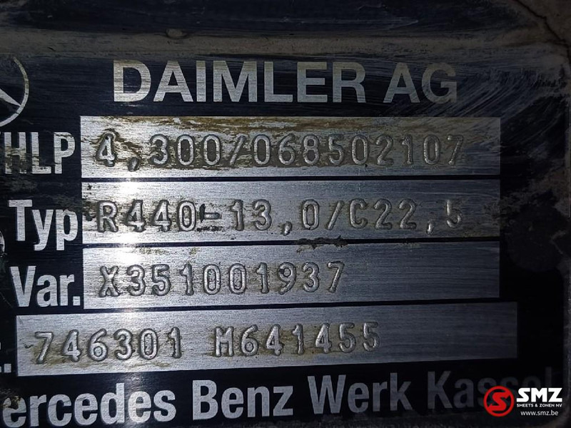Mercedes-Benz Occ differentiëel R440-13,0 / C22,5 i=4,3 Mercedes - הילוך דיפרנציאלי עבור משאית: תמונה 5 Mercedes-Benz Occ differentiëel R440-13,0 / C22,5 i=4,3 Mercedes - הילוך דיפרנציאלי עבור משאית: תמונה 5