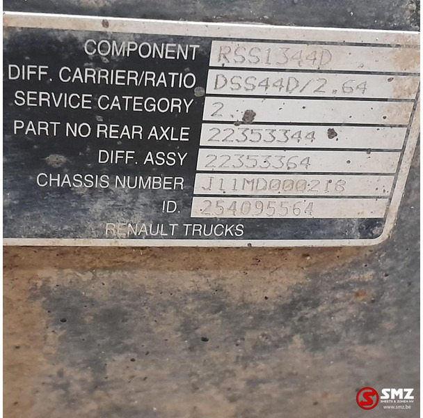 Renault Occ aandrijfas RSS1344D Renault - גל הנעה עבור משאית: תמונה 5 Renault Occ aandrijfas RSS1344D Renault - גל הנעה עבור משאית: תמונה 5