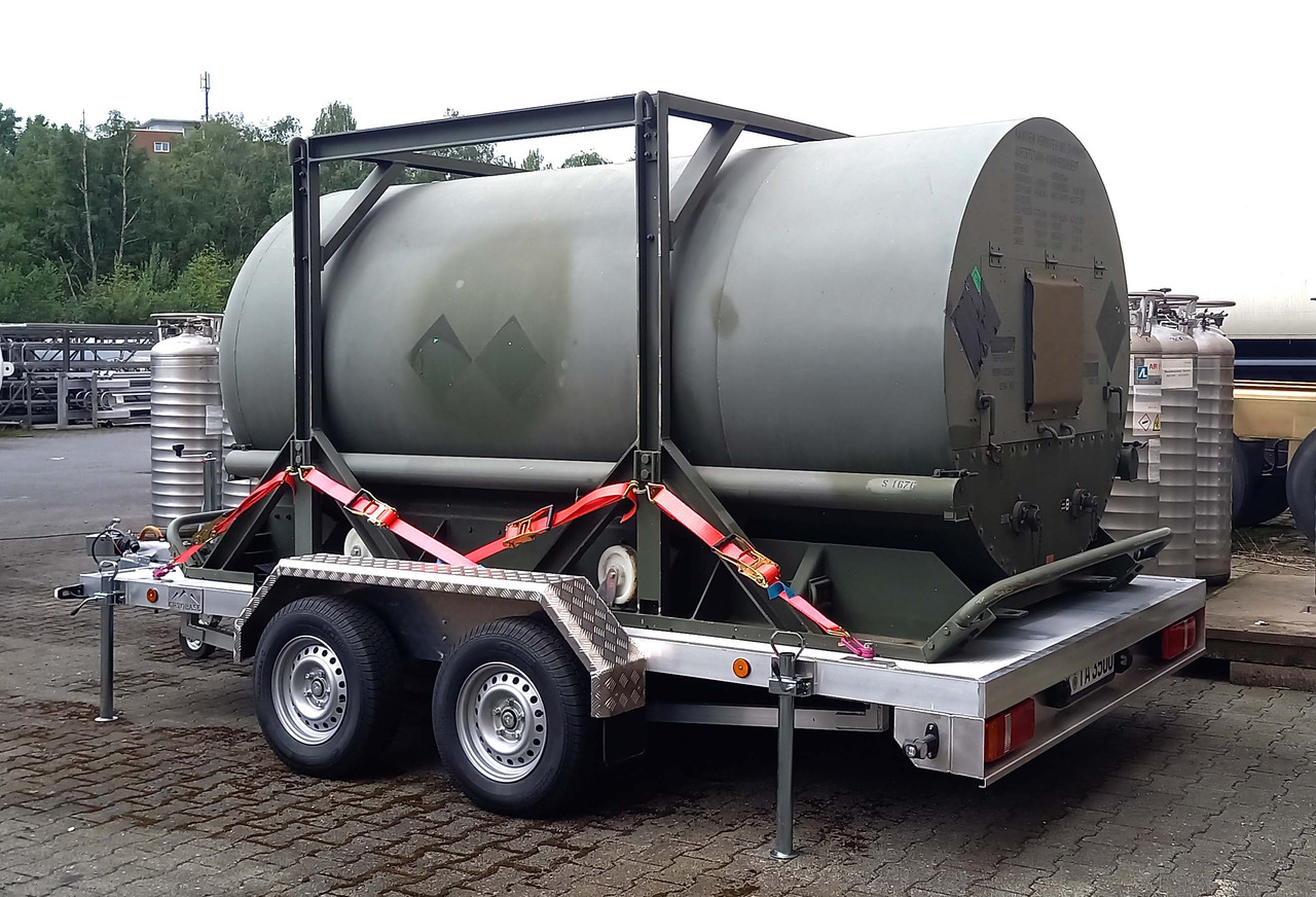CRYOBASE Gas tank cryogenic trailer used for nitrogen, oxygen, argon - קרון נגרר עם מכל: תמונה 3 CRYOBASE Gas tank cryogenic trailer used for nitrogen, oxygen, argon - קרון נגרר עם מכל: תמונה 3