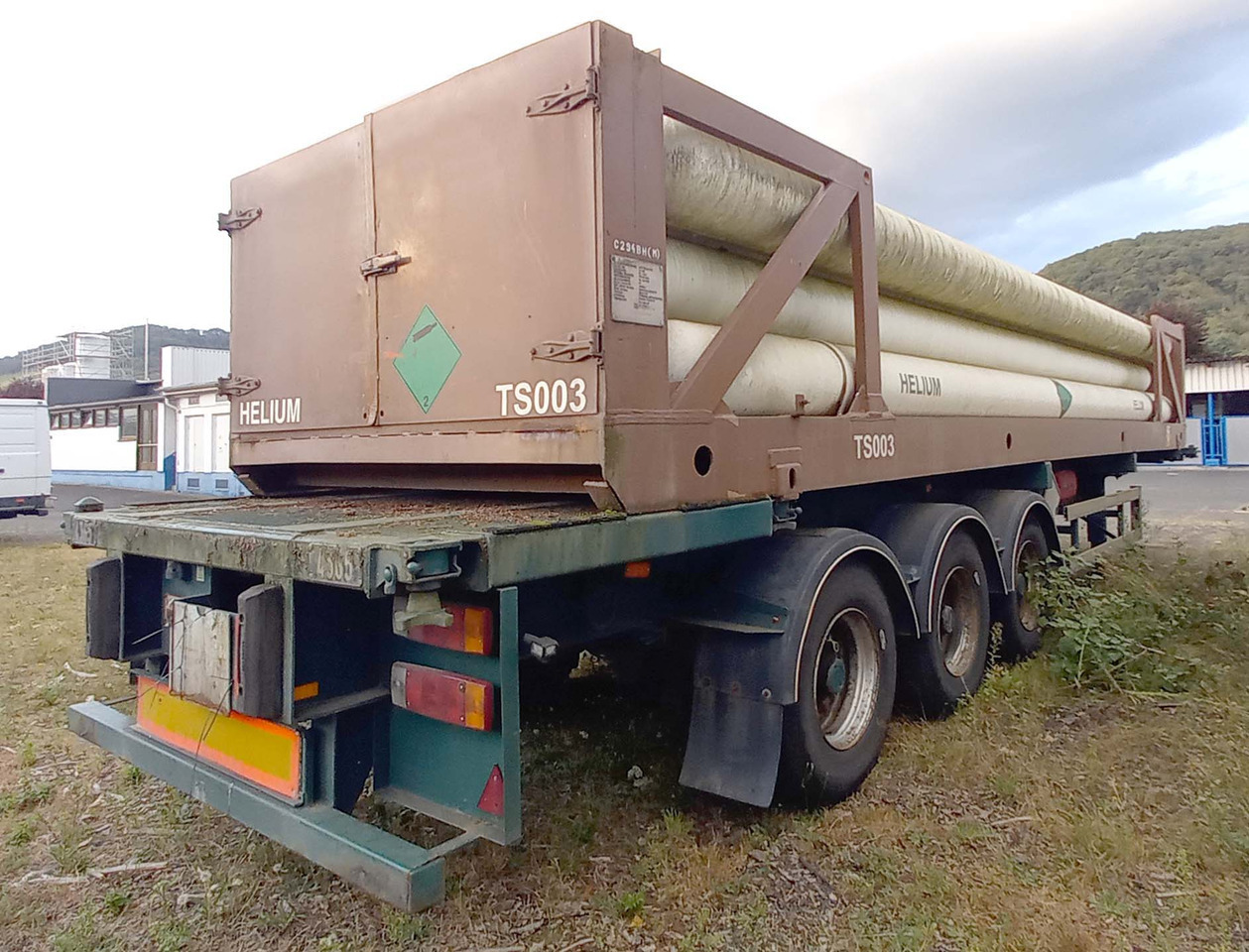 FRUEHAUF Gas tank tube semi-trailer used for compressed helium, hydrogen, Wasserstoff - סמיטריילר מכל: תמונה 3 FRUEHAUF Gas tank tube semi-trailer used for compressed helium, hydrogen, Wasserstoff - סמיטריילר מכל: תמונה 3