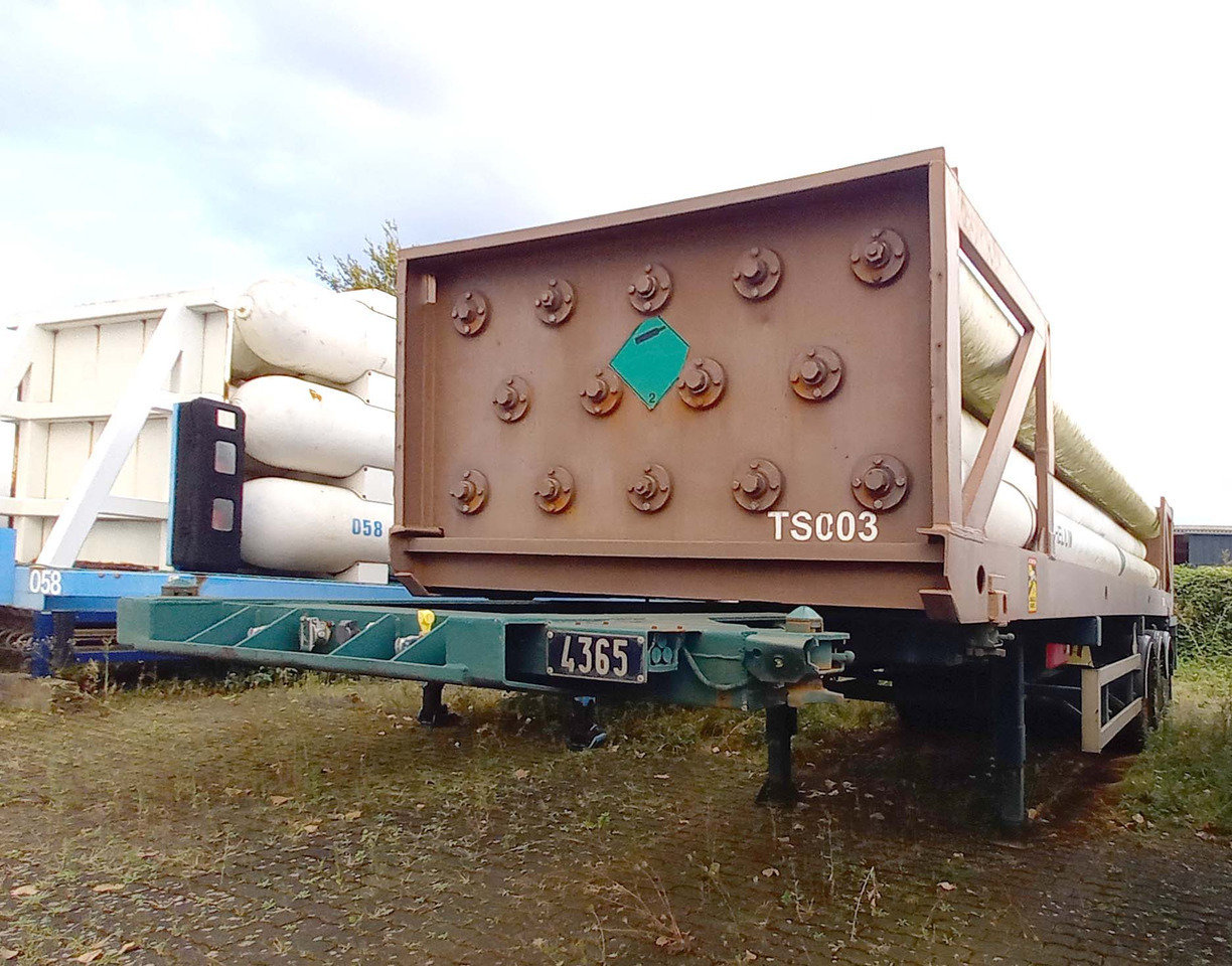 FRUEHAUF Gas tank tube semi-trailer used for compressed helium, hydrogen, Wasserstoff - סמיטריילר מכל: תמונה 2 FRUEHAUF Gas tank tube semi-trailer used for compressed helium, hydrogen, Wasserstoff - סמיטריילר מכל: תמונה 2