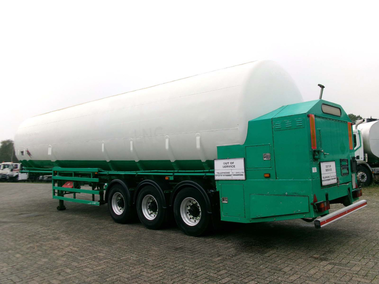M1 Engineering Gas tank semi-trailer cryogenic used for LNG Methan Methane - סמיטריילר מכל: תמונה 4 M1 Engineering Gas tank semi-trailer cryogenic used for LNG Methan Methane - סמיטריילר מכל: תמונה 4