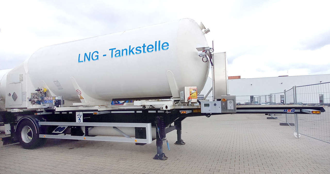Schwingenschlögel Gas tank semi-trailer used for LNG/CNG mobile filling station Methan Gas Cryogenic - סמיטריילר מכל: תמונה 1 Schwingenschlögel Gas tank semi-trailer used for LNG/CNG mobile filling station Methan Gas Cryogenic - סמיטריילר מכל: תמונה 1