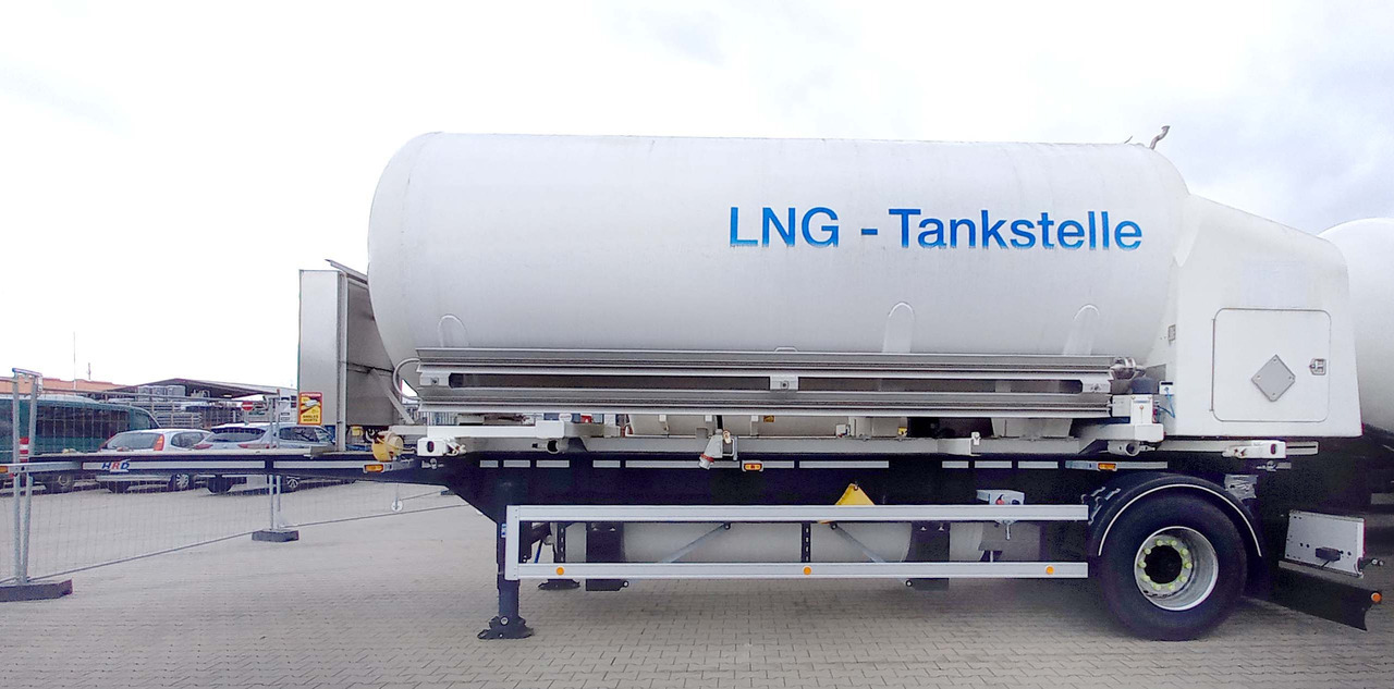Schwingenschlögel Gas tank semi-trailer used for LNG/CNG mobile filling station Methan Gas Cryogenic - סמיטריילר מכל: תמונה 2 Schwingenschlögel Gas tank semi-trailer used for LNG/CNG mobile filling station Methan Gas Cryogenic - סמיטריילר מכל: תמונה 2