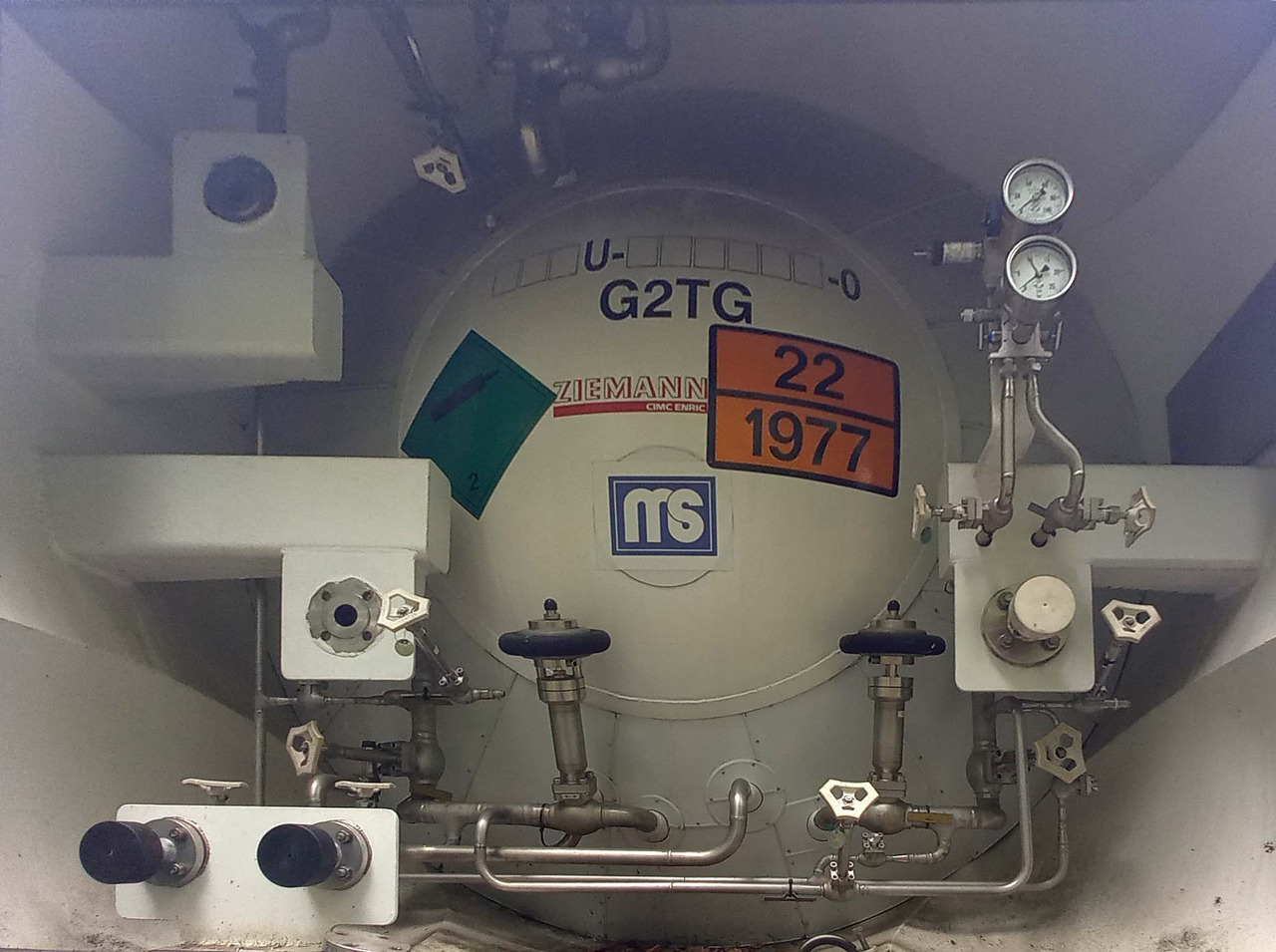 סמיטריילר מכל Ziemann LNG Methan Gas Cryogenic tank container 40ft tank: תמונה 6