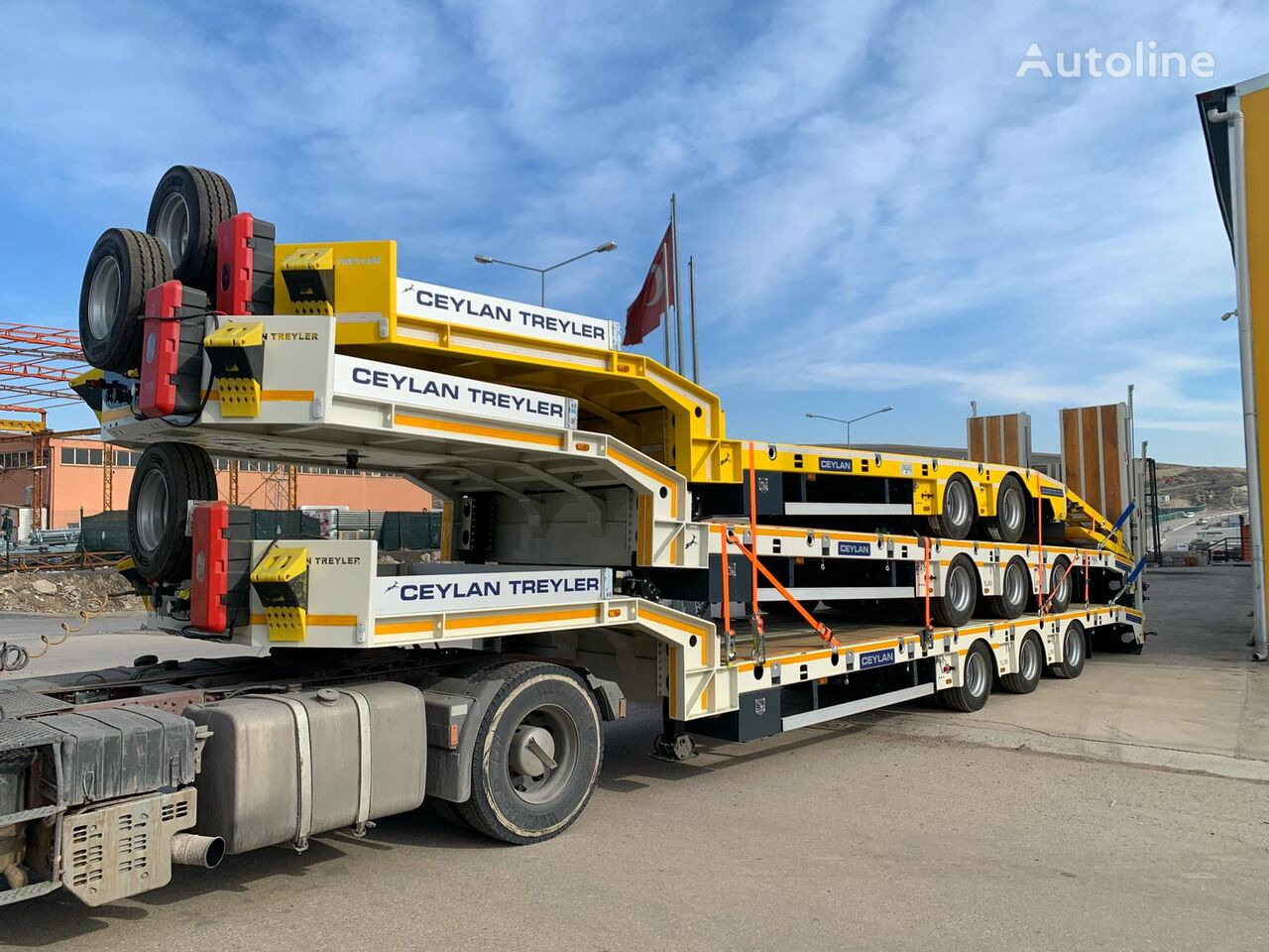 CEYLAN 2 AXLES STANDART & EXTENDABLE LOWBED - סמיטריילר עם מטען נמוך: תמונה 4 CEYLAN 2 AXLES STANDART & EXTENDABLE LOWBED - סמיטריילר עם מטען נמוך: תמונה 4