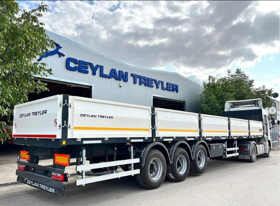 CEYLAN 3 AXLES FLATBED&PLATFORM WITH SIDE COVER - סמיטריילר צד נופל/ שטוח: תמונה 1 CEYLAN 3 AXLES FLATBED&PLATFORM WITH SIDE COVER - סמיטריילר צד נופל/ שטוח: תמונה 1