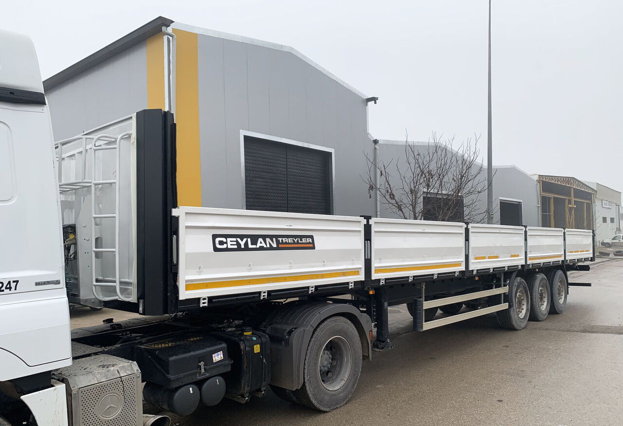 CEYLAN 3 AXLES FLATBED&PLATFORM WITH SIDE COVER - סמיטריילר צד נופל/ שטוח: תמונה 4 CEYLAN 3 AXLES FLATBED&PLATFORM WITH SIDE COVER - סמיטריילר צד נופל/ שטוח: תמונה 4