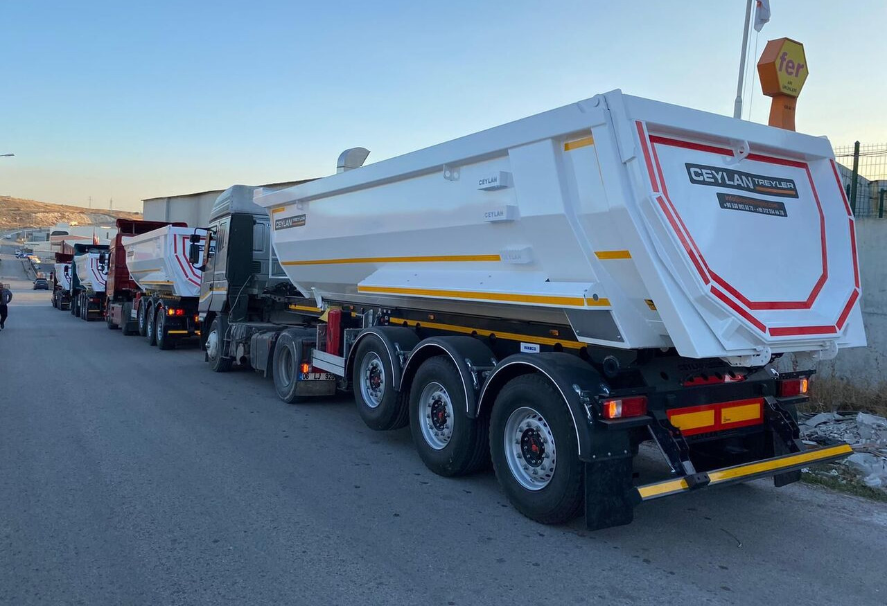 CEYLAN 3 AXLES TIPPER 22-30M3 - סמיטריילר עם מזהיר: תמונה 5 CEYLAN 3 AXLES TIPPER 22-30M3 - סמיטריילר עם מזהיר: תמונה 5