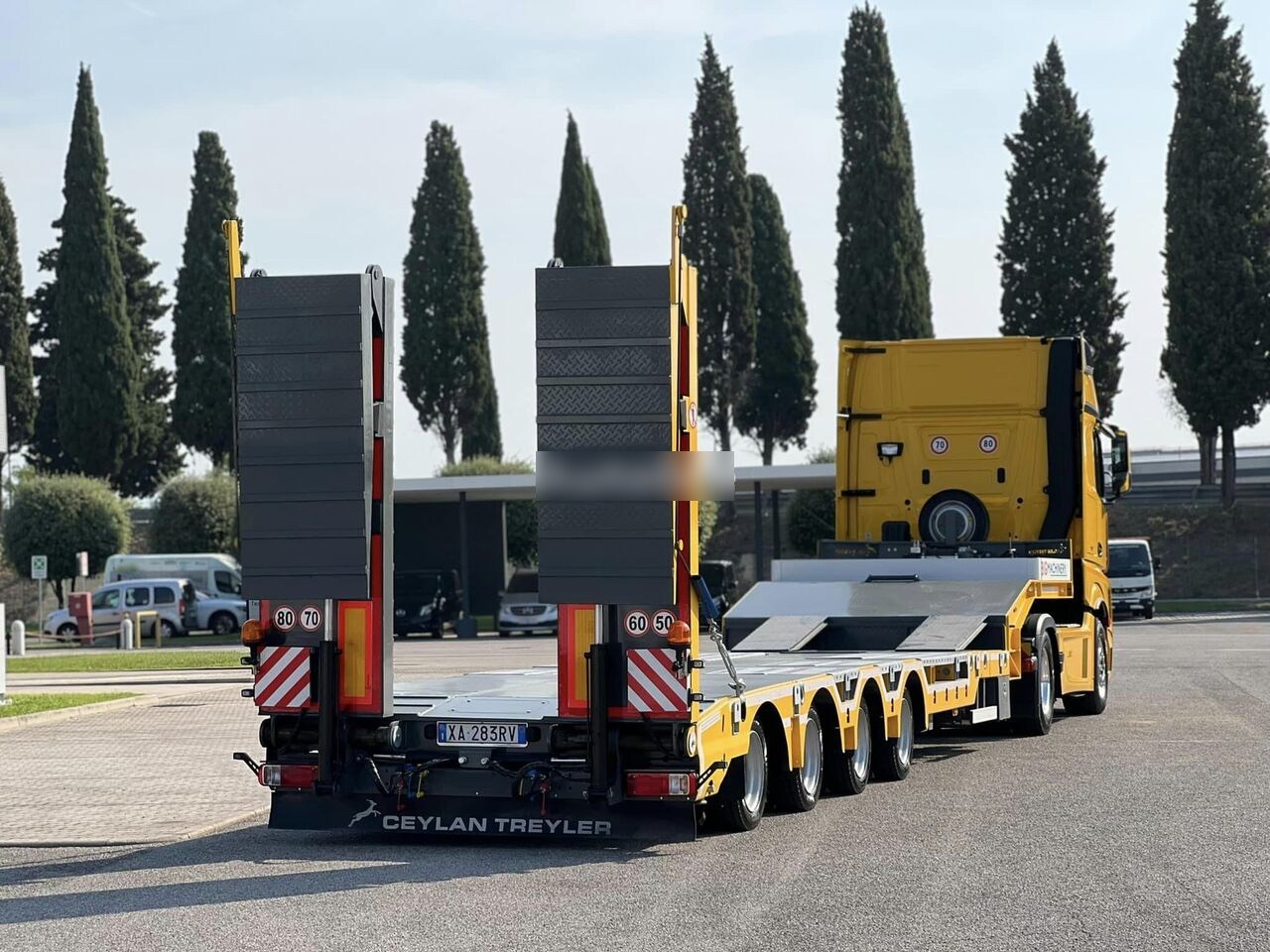 CEYLAN 4 AXLES STANDART & EXTENDABLE LOWBED - סמיטריילר עם מטען נמוך: תמונה 2 CEYLAN 4 AXLES STANDART & EXTENDABLE LOWBED - סמיטריילר עם מטען נמוך: תמונה 2