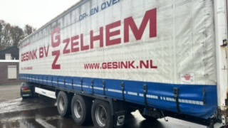 Krone Zijborden BPW trommel - סמיטריילר עם וילונות צד: תמונה 2 Krone Zijborden BPW trommel - סמיטריילר עם וילונות צד: תמונה 2