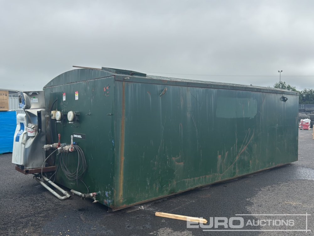 10000 Litre Steel Bunded Fuel Tank, Fuel Pump - מכל אחסון: תמונה 1 10000 Litre Steel Bunded Fuel Tank, Fuel Pump - מכל אחסון: תמונה 1