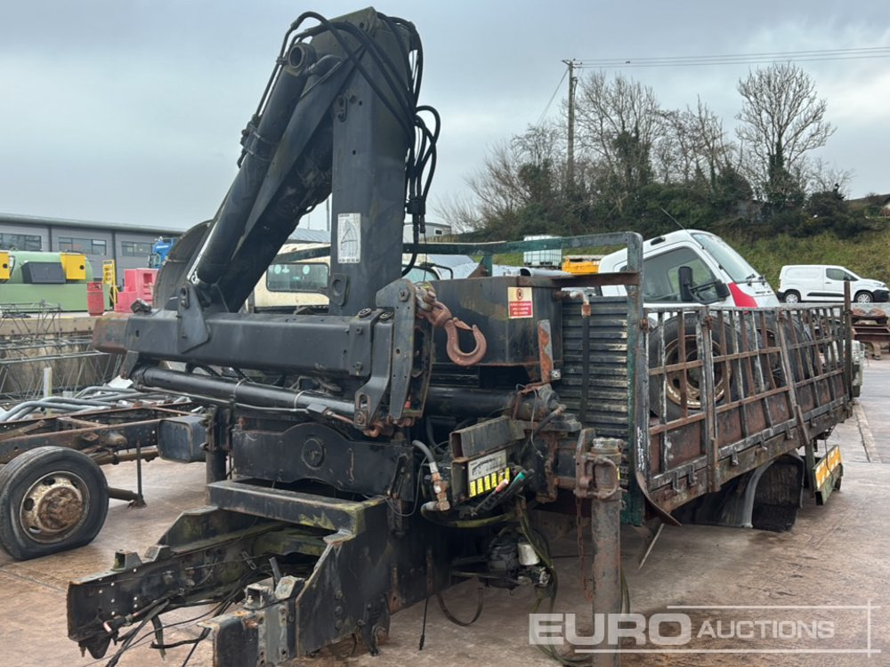 14' x 8' Dropside Body, Hiab 090 Crane - גוף שטוח: תמונה 1 14' x 8' Dropside Body, Hiab 090 Crane - גוף שטוח: תמונה 1