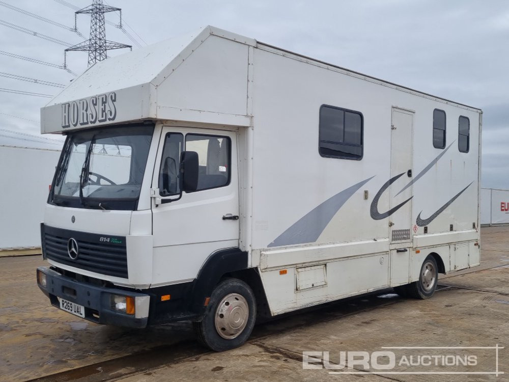 1998 Mercedes 814 - משאית סוסים: תמונה 1 1998 Mercedes 814 - משאית סוסים: תמונה 1