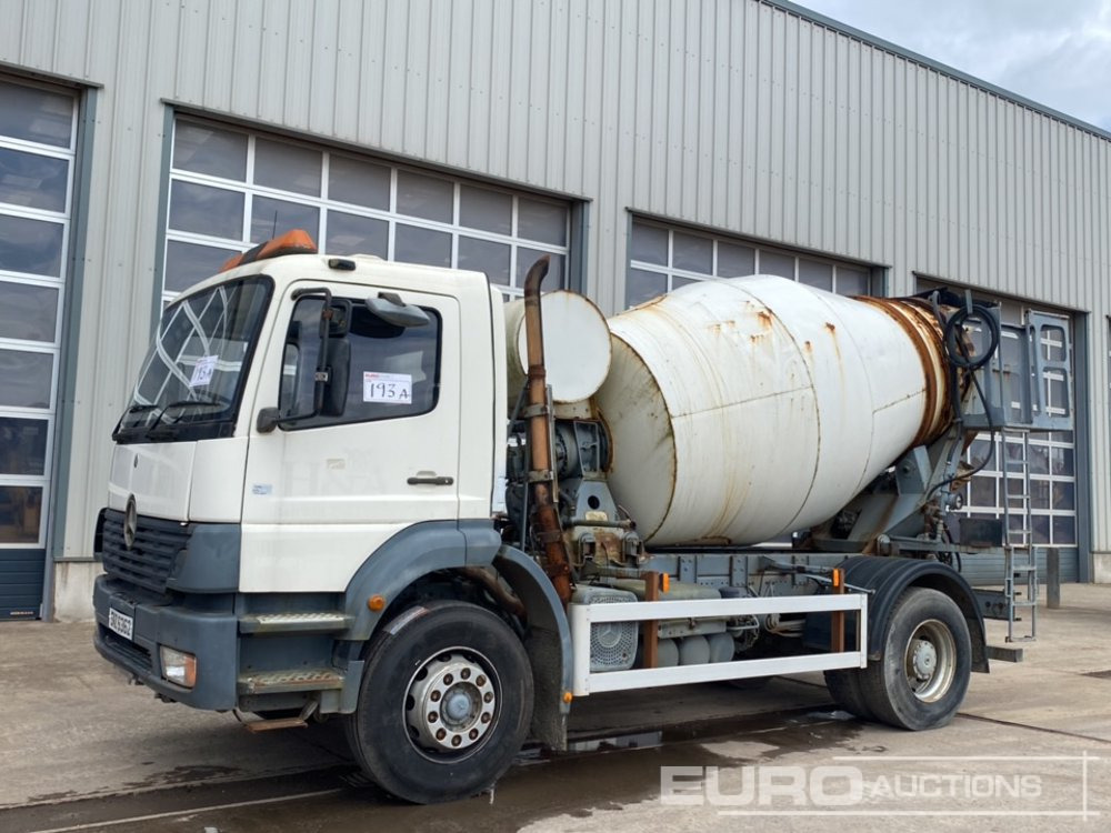 2004 Mercedes 4x2 Cement Mixer Lorry, Manual Gearbox, Hymix Equipment - משאית מערבלת בטון: תמונה 1 2004 Mercedes 4x2 Cement Mixer Lorry, Manual Gearbox, Hymix Equipment - משאית מערבלת בטון: תמונה 1