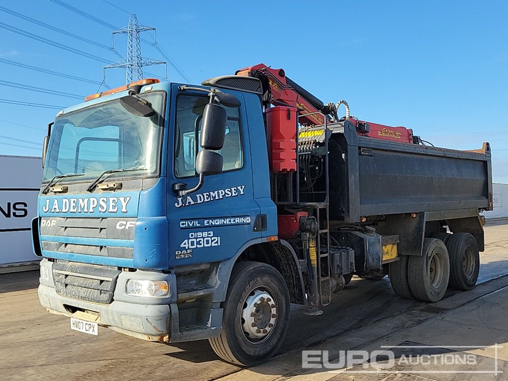 2007 DAF CF75 310 - מזהיר, משאית מנוף: תמונה 1 2007 DAF CF75 310 - מזהיר, משאית מנוף: תמונה 1