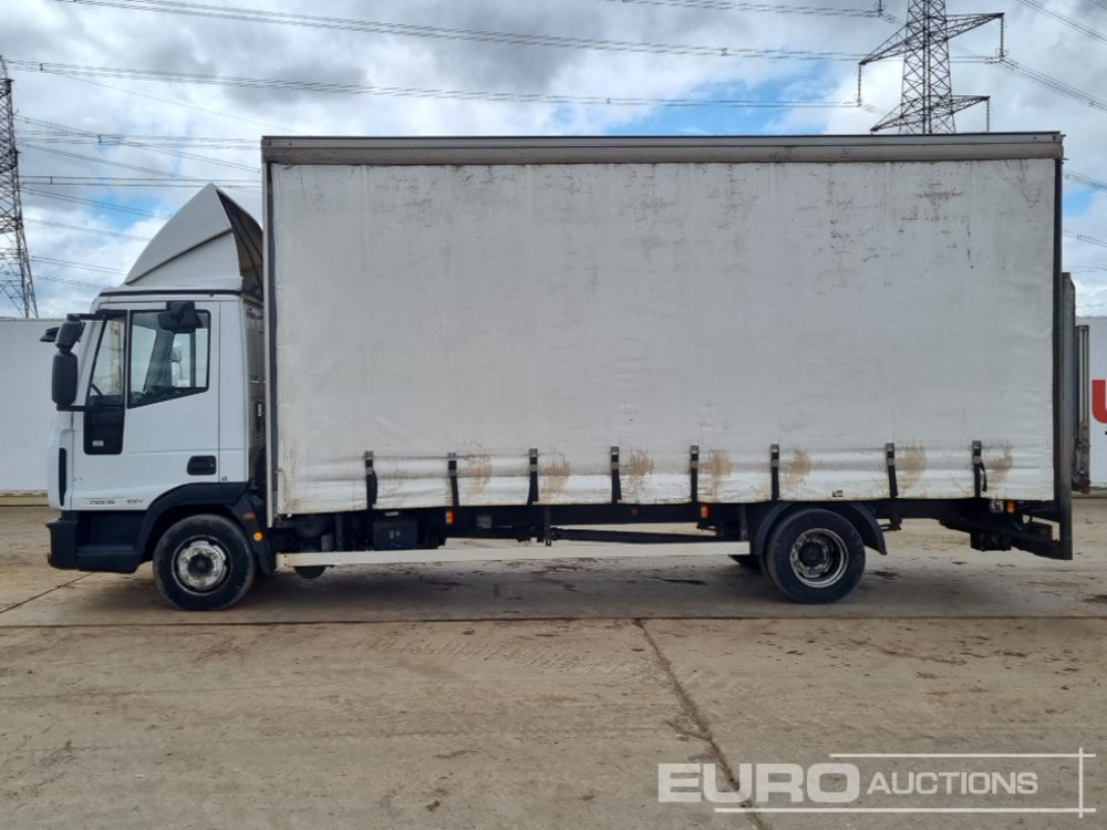 2010 Iveco 75E16 EEV - משאית וילונות צד: תמונה 2 2010 Iveco 75E16 EEV - משאית וילונות צד: תמונה 2