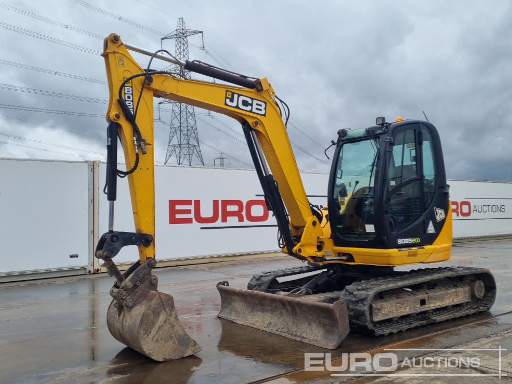 2011 JCB 8085ZTS - מיני מחפר: תמונה 1 2011 JCB 8085ZTS - מיני מחפר: תמונה 1