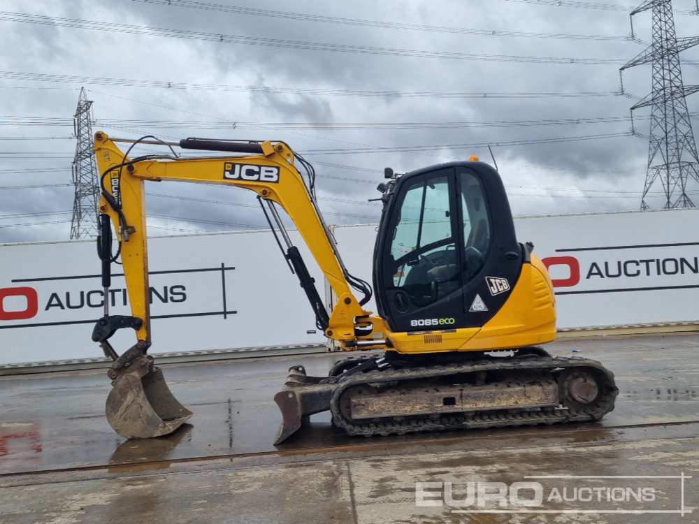 2011 JCB 8085ZTS - מיני מחפר: תמונה 2 2011 JCB 8085ZTS - מיני מחפר: תמונה 2
