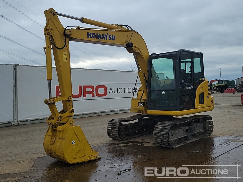 2011 Komatsu PC70-8 - מיני מחפר: תמונה 1 2011 Komatsu PC70-8 - מיני מחפר: תמונה 1