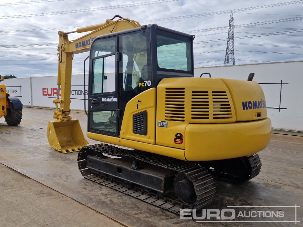 2011 Komatsu PC70-8 - מיני מחפר: תמונה 3 2011 Komatsu PC70-8 - מיני מחפר: תמונה 3
