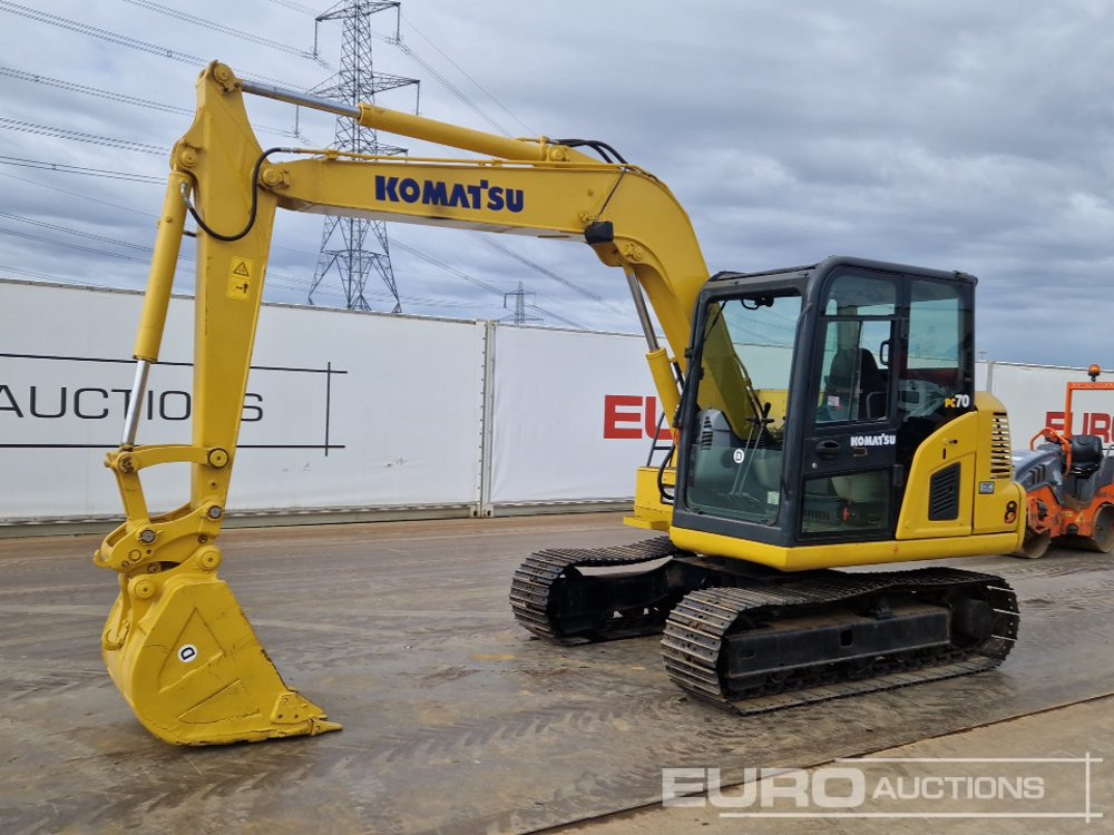 2011 Komatsu PC70-8 - מיני מחפר: תמונה 1 2011 Komatsu PC70-8 - מיני מחפר: תמונה 1