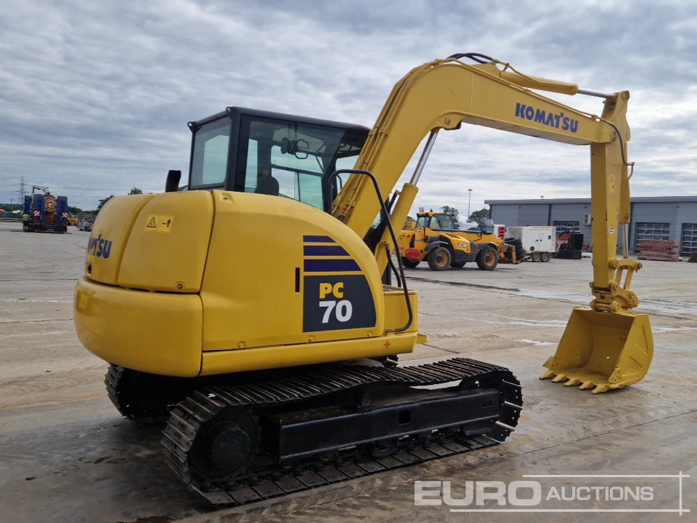 2011 Komatsu PC70-8 - מיני מחפר: תמונה 5 2011 Komatsu PC70-8 - מיני מחפר: תמונה 5