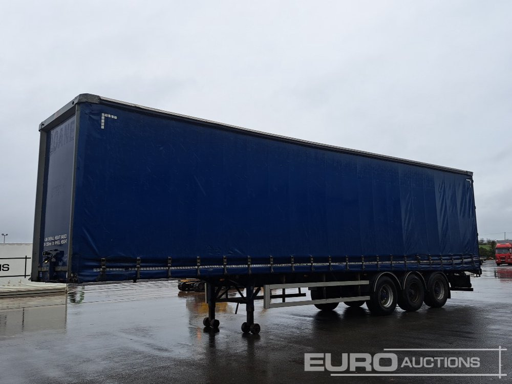 2012 SDC 45' Tri Axle Flat Trailer, BPW Axles - סמיטריילר עם וילונות צד: תמונה 1 2012 SDC 45' Tri Axle Flat Trailer, BPW Axles - סמיטריילר עם וילונות צד: תמונה 1