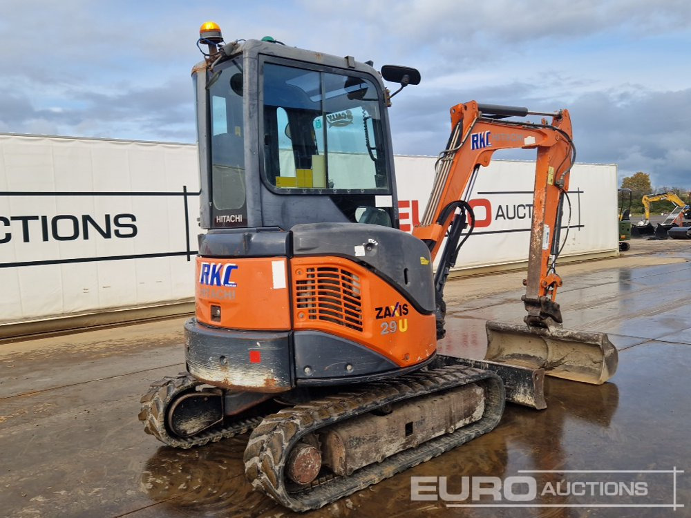 2013 Hitachi ZX29U-3 CLR - מיני מחפר: תמונה 5 2013 Hitachi ZX29U-3 CLR - מיני מחפר: תמונה 5