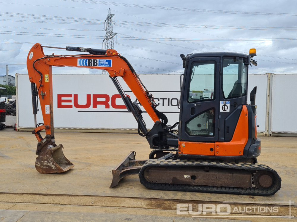 2013 Hitachi ZX55U-5A CLR - מיני מחפר: תמונה 2 2013 Hitachi ZX55U-5A CLR - מיני מחפר: תמונה 2