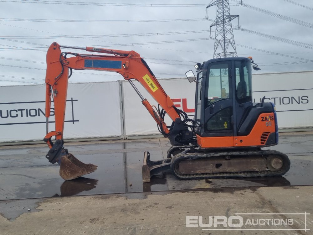 2013 Hitachi ZX60USB-3 CLR - מיני מחפר: תמונה 2 2013 Hitachi ZX60USB-3 CLR - מיני מחפר: תמונה 2
