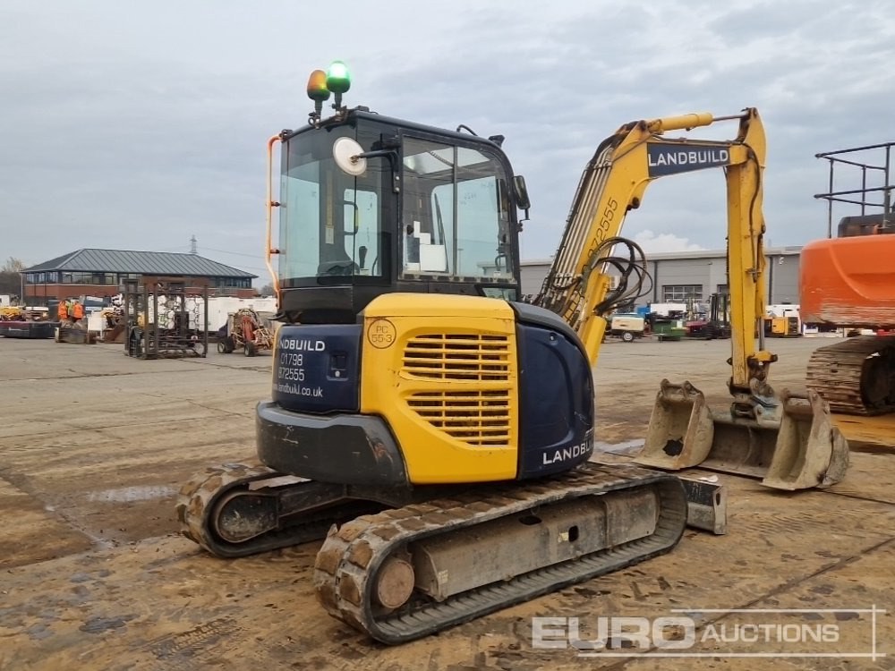 2013 Komatsu PC55MR-3 - מיני מחפר: תמונה 5 2013 Komatsu PC55MR-3 - מיני מחפר: תמונה 5