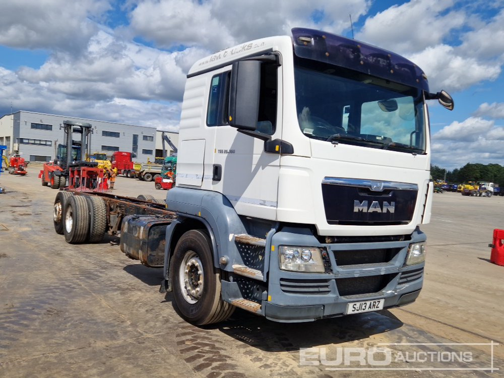 משאית עם שלדת תא 2013 MAN TGS26.360: תמונה 7