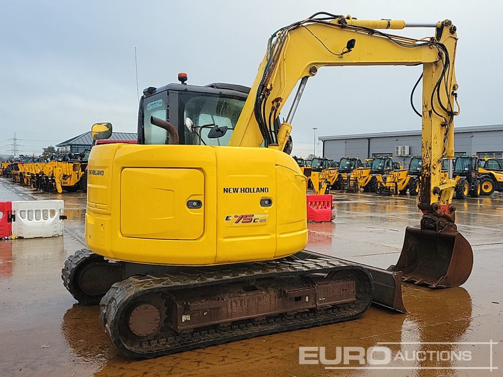 2013 New Holland Kobelco E75CSR - מיני מחפר: תמונה 5 2013 New Holland Kobelco E75CSR - מיני מחפר: תמונה 5