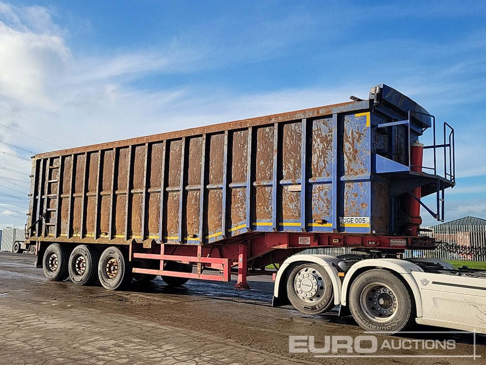 סמיטריילר עם מזהיר 2013 Rothdean Tri Axle Bulk Tipping Trailer: תמונה 7