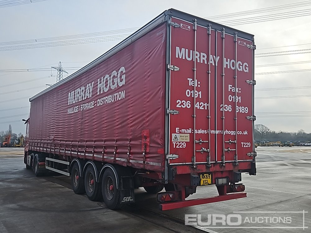 2013 SDC Tri Axle Curtainsider Trailer - סמיטריילר עם וילונות צד: תמונה 3 2013 SDC Tri Axle Curtainsider Trailer - סמיטריילר עם וילונות צד: תמונה 3