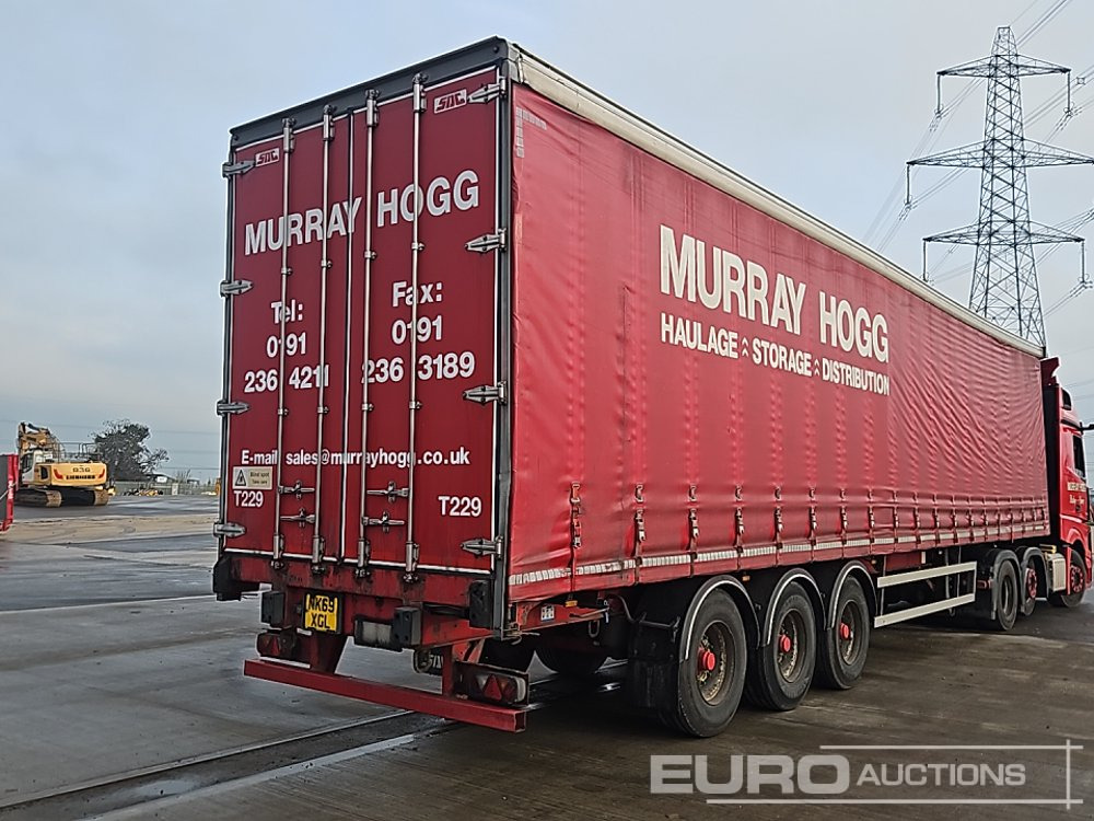 2013 SDC Tri Axle Curtainsider Trailer - סמיטריילר עם וילונות צד: תמונה 5 2013 SDC Tri Axle Curtainsider Trailer - סמיטריילר עם וילונות צד: תמונה 5