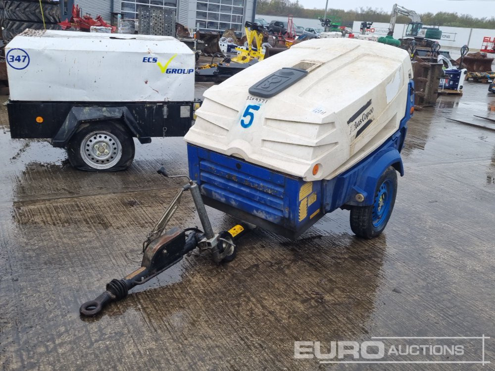 2014 Atlas Copco XAS47KD - מדחס אוויר: תמונה 1 2014 Atlas Copco XAS47KD - מדחס אוויר: תמונה 1