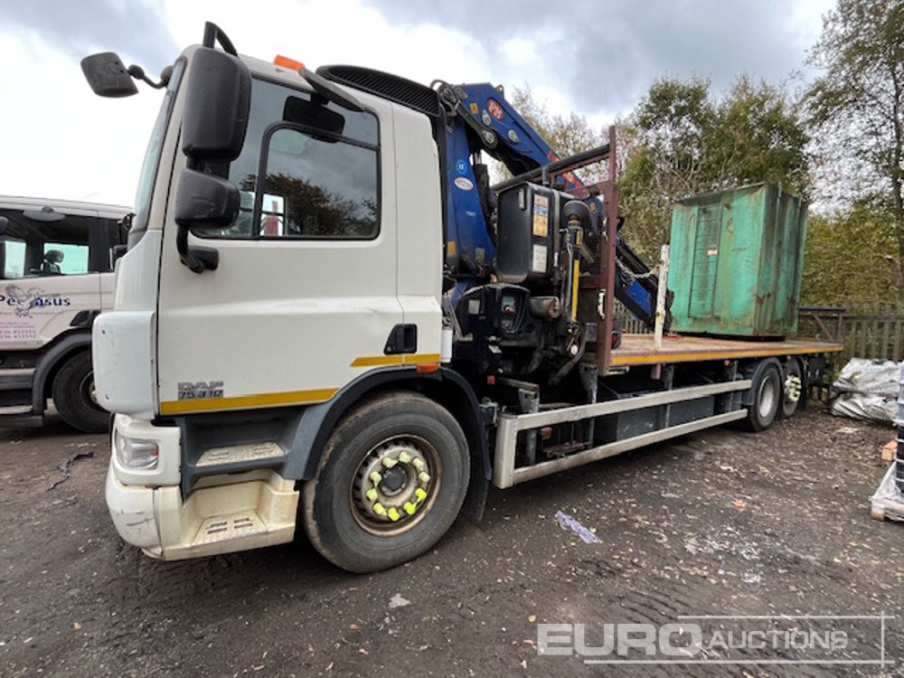 2014 DAF CF75.310 - משאית צד נופל/ שטוחה: תמונה 1 2014 DAF CF75.310 - משאית צד נופל/ שטוחה: תמונה 1