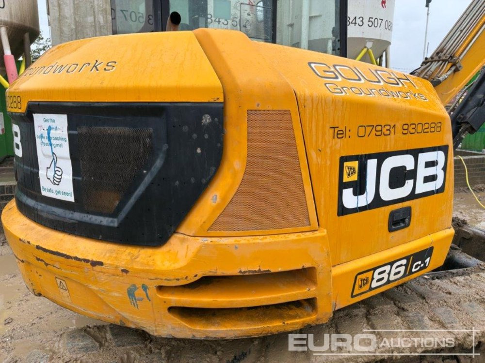 2014 JCB 86C-1 - מיני מחפר: תמונה 3 2014 JCB 86C-1 - מיני מחפר: תמונה 3