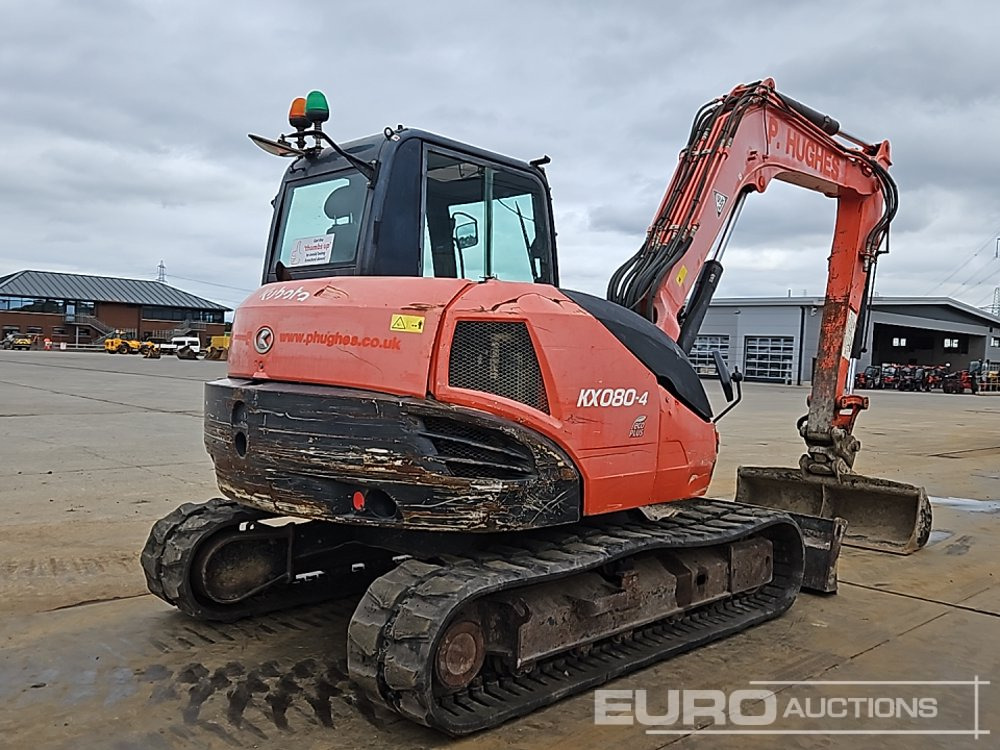 2014 Kubota KX080-4 - מיני מחפר: תמונה 5 2014 Kubota KX080-4 - מיני מחפר: תמונה 5