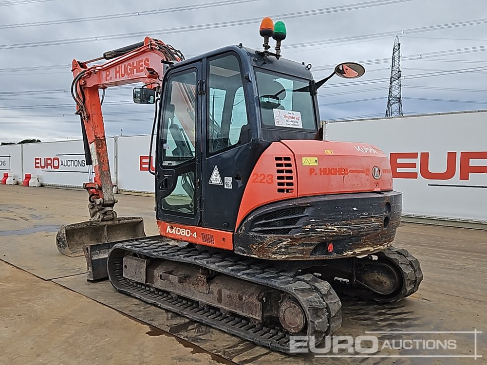 2014 Kubota KX080-4 - מיני מחפר: תמונה 3 2014 Kubota KX080-4 - מיני מחפר: תמונה 3