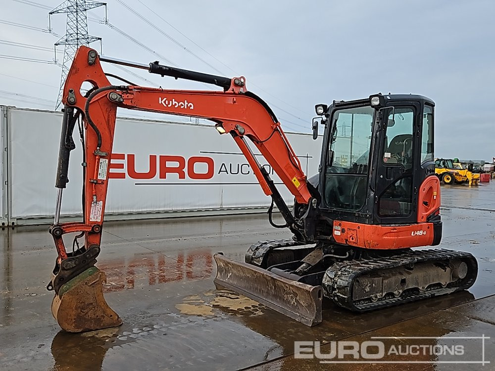 2014 Kubota U48-4 - מיני מחפר: תמונה 1 2014 Kubota U48-4 - מיני מחפר: תמונה 1