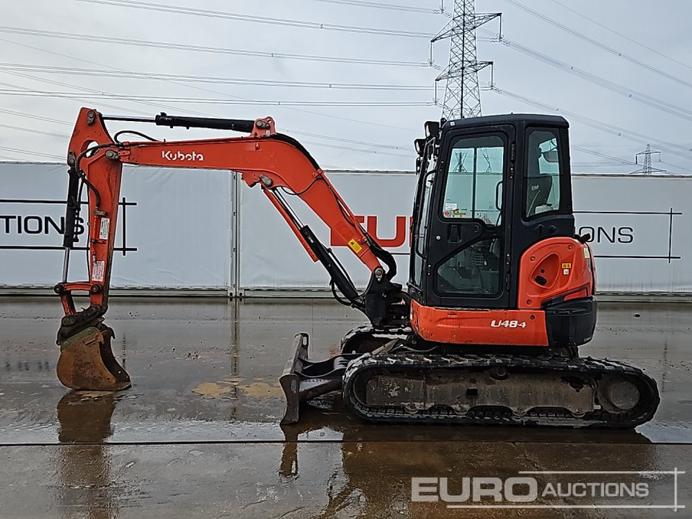 2014 Kubota U48-4 - מיני מחפר: תמונה 2 2014 Kubota U48-4 - מיני מחפר: תמונה 2
