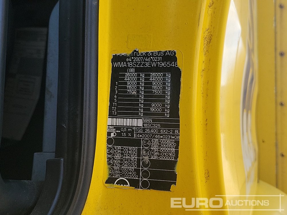 משאית וילונות צד 2014 MAN TGS 26.400: תמונה 37