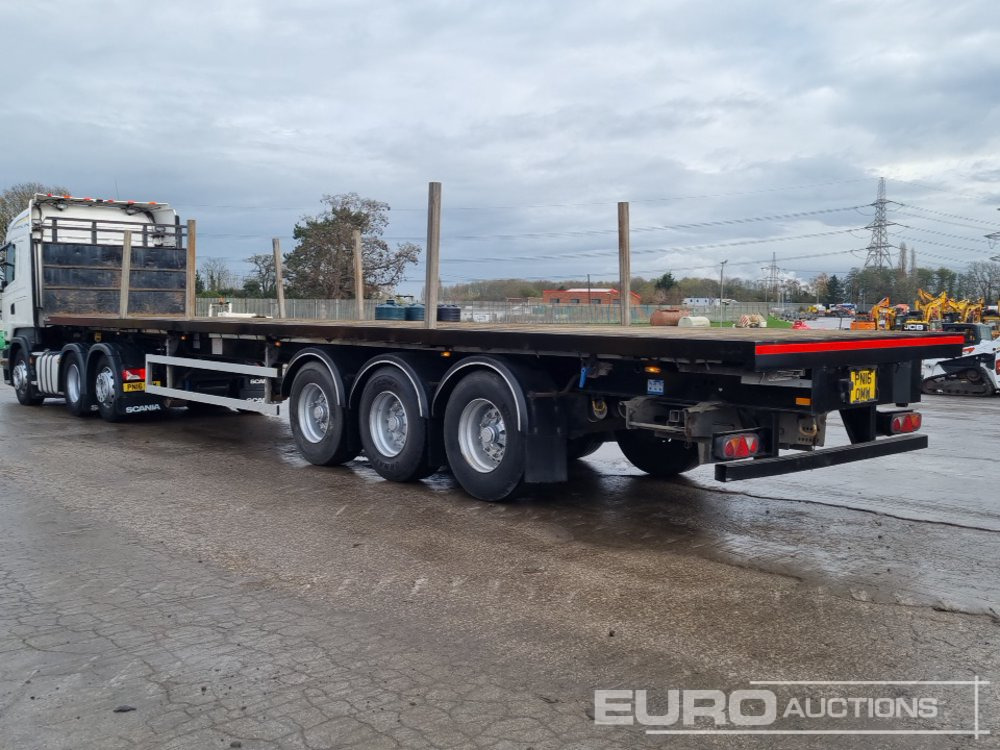 2014 SDC Tri Axle Flat Bed Trailer - סמיטריילר צד נופל/ שטוח: תמונה 3 2014 SDC Tri Axle Flat Bed Trailer - סמיטריילר צד נופל/ שטוח: תמונה 3