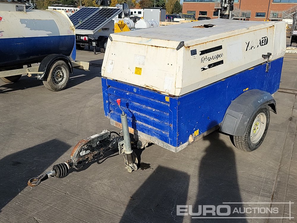 2015 Atlas Copco XAS137 - מדחס אוויר: תמונה 1 2015 Atlas Copco XAS137 - מדחס אוויר: תמונה 1